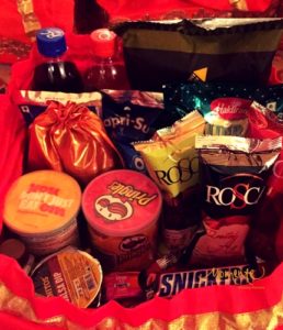 Munch on the the delicious goodies.