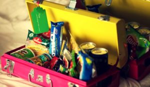 Add adequate amount of snacks and drinks in your hamper